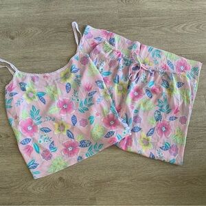 Vintage Josie Pink Floral Sleep Set Size S